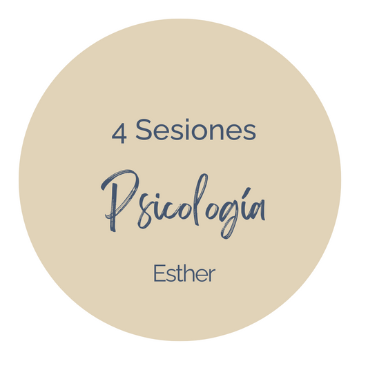 Pack 4 sessions de psicologia - Esther (Programa SENT)