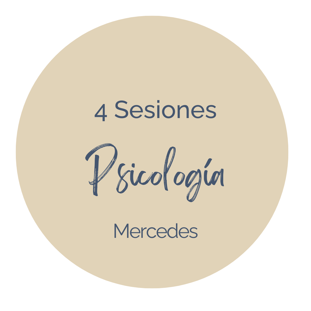 Pack 4 sesiones de psicología - Mercedes (Programa SIENTE)