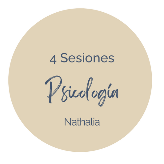 Pack 4 sesiones de psicología - Nathalia (Programa SIENTE)