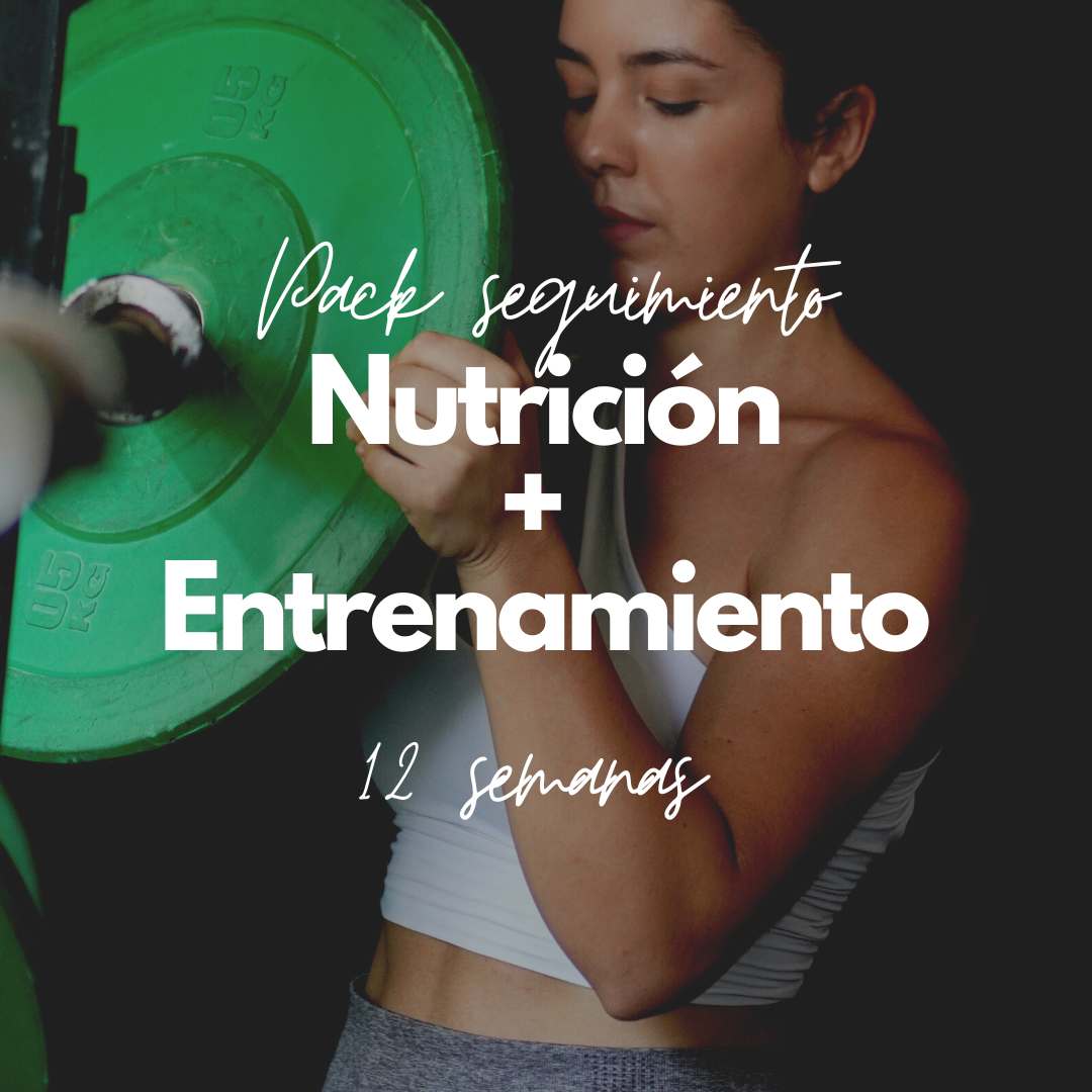 Pack Seguiment Nutrició + Entrenament 12 setmanes
